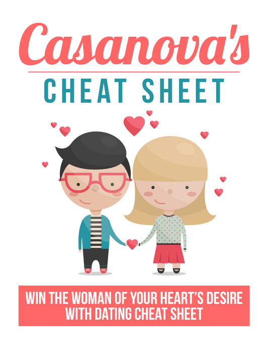 Casanova’s Cheat Sheet – eBook With Private Label Rights